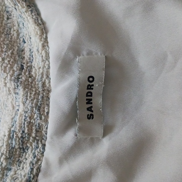 Sandro Bethany Tweed Dress Size 36 - Picture 4 of 14